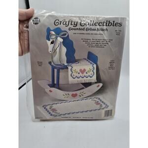 NMI Crafty Collectibles Cross Stitch Wood Kits 1791 Fancy Horse